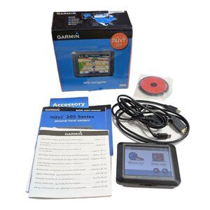 Garmin nuvi 255 Automotive GPS Unit Tested Working Original Box NO 12V Adapter